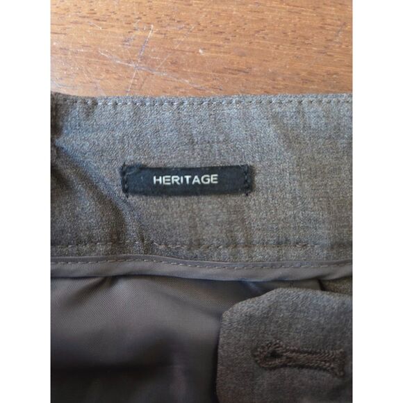 Talbots Women Dark Grey "Heritage" Wool Blend Straight Leg Trouser Pants size18W - Picture 8 of 8